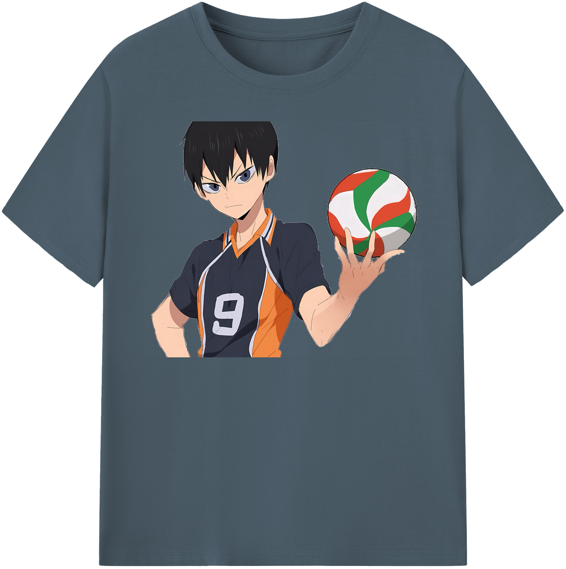 （画像用） ハイキュー!! Haikyu!! 綿100％半袖Tシャツ（フロントプリント）